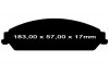 Przednie klocki GreenStuff + tarcze hamulcowe 345mm EBC seria GD Lancia Thema